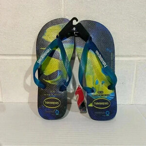 havaianas Conservation International Flip Flop Sandals Marinho/Azul Beach Vacay